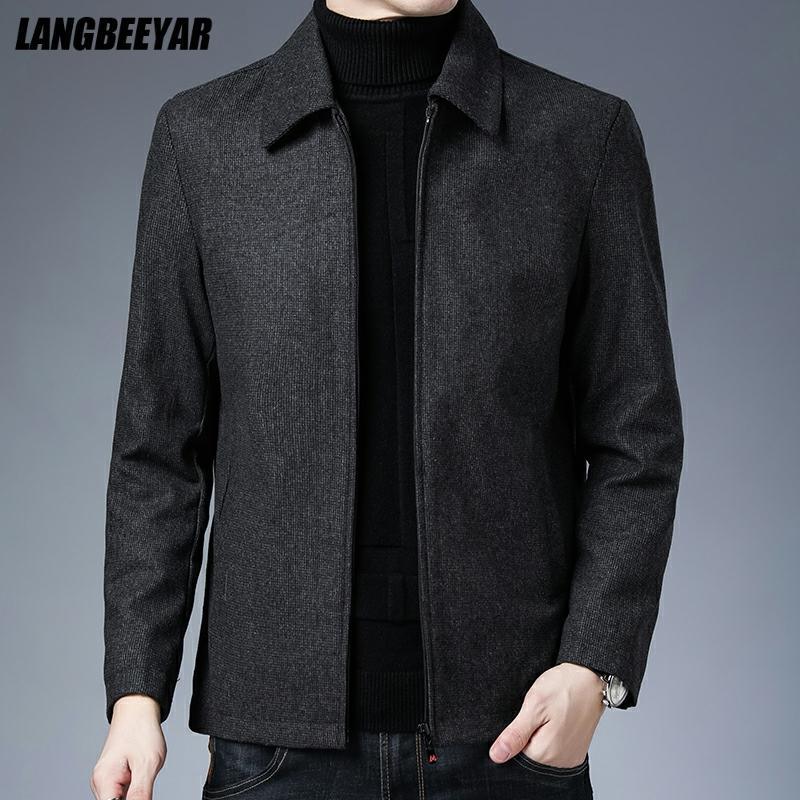 Casual Lapel Mens Coat