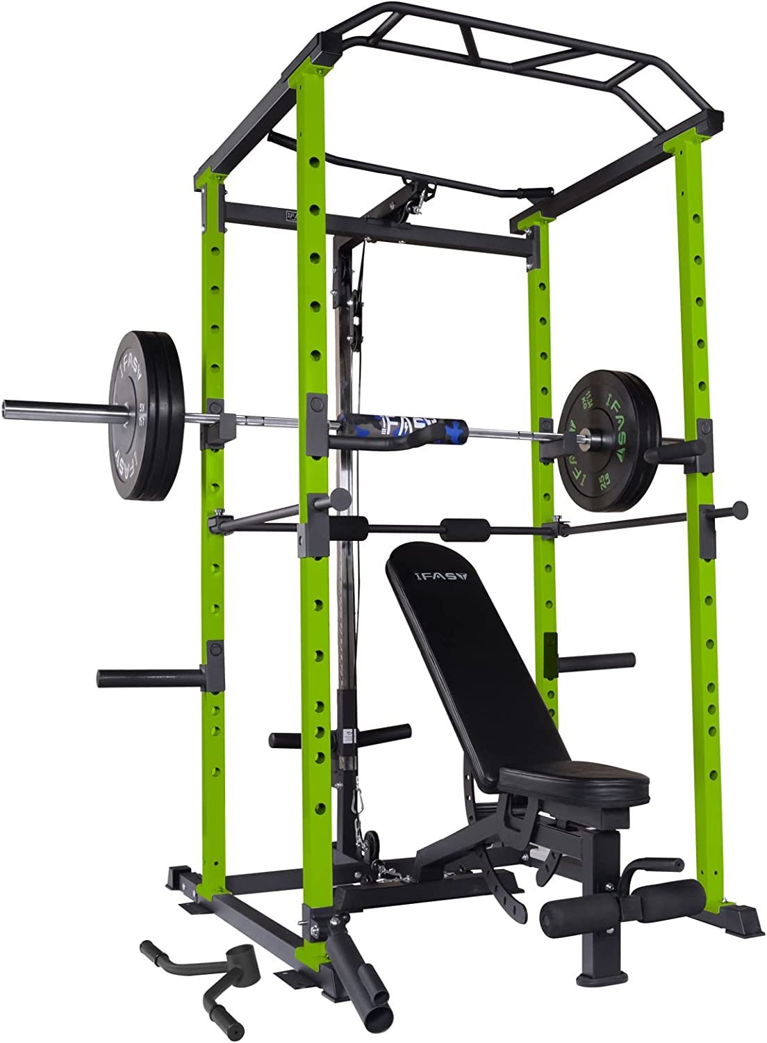 100lb Green Home Gym Set Multi - functional Power Cage - ZenZebar.com100lb Green Home Gym Set Multi - functional Power CageZenZebar.comD0102HQN40V - Green