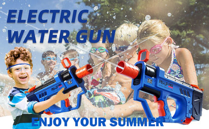 Motorized High Capacity Long Range Squirt Guns