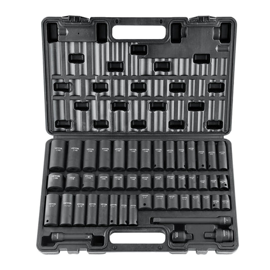 48 Piece Socket Set SAE & Metric