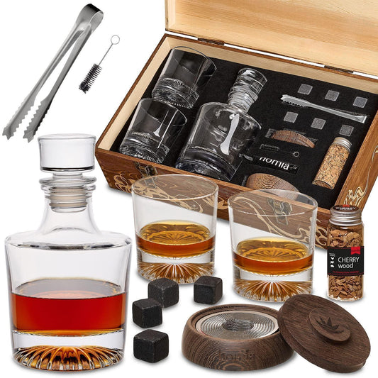 14pc Whiskey Bottle/Glasses Gift Set