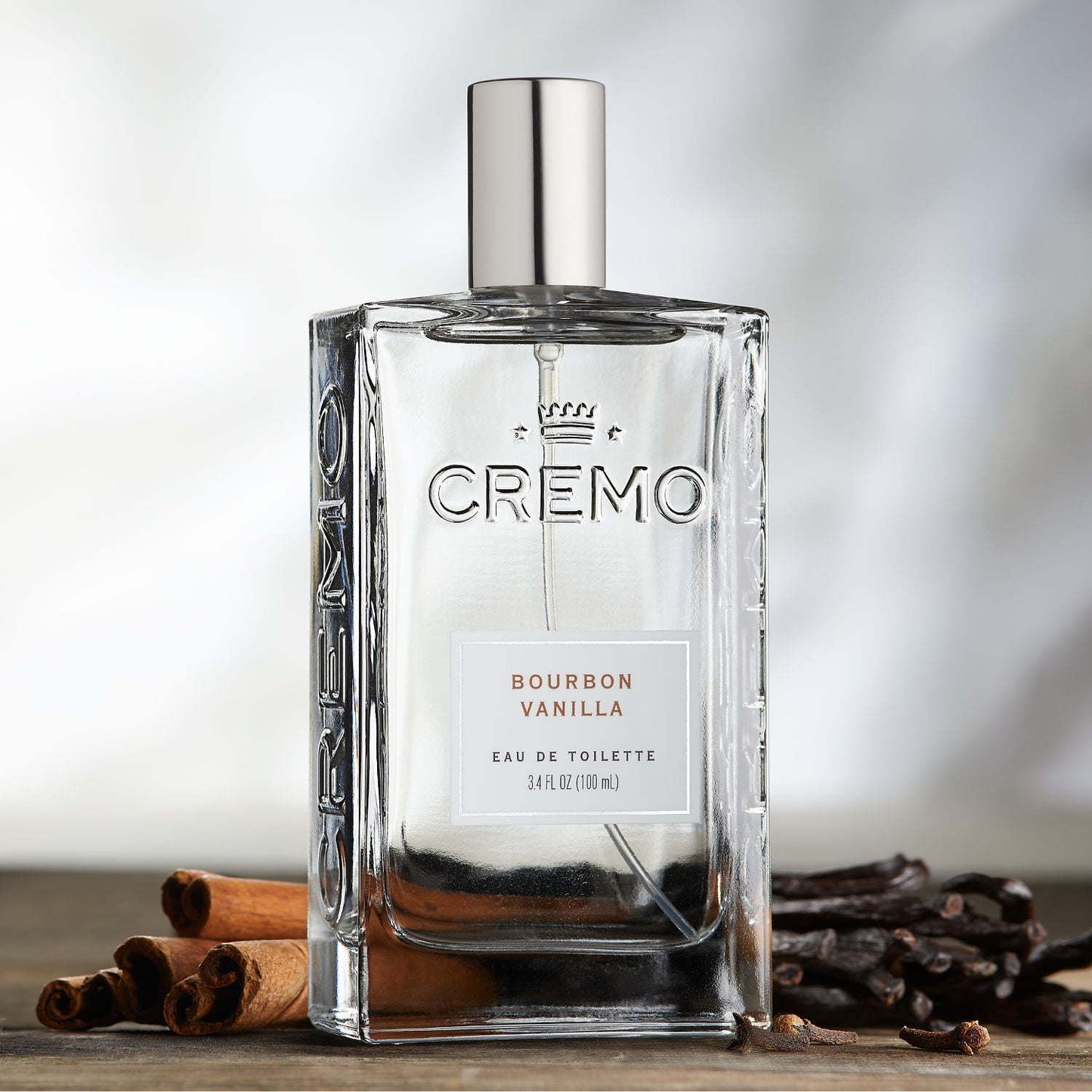 Cremo Men's Spray Cologne Bourbon Vanilla 3.4oz