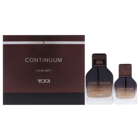 Continuum by Tumi for Men - 2 Pc Gift Set 3.4oz EDP Spray, 1oz EDP Spray