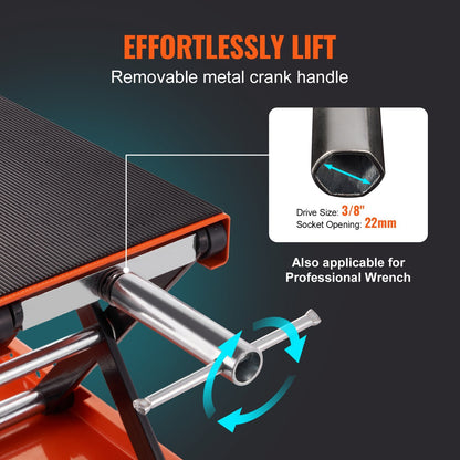 1100 LBS Motorcycle Scissor Lift Jack