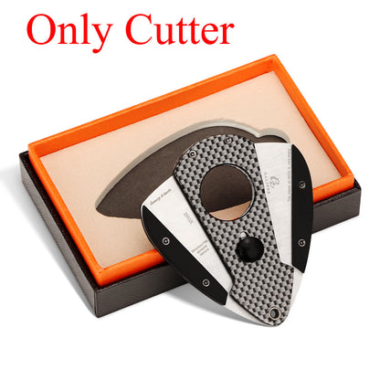 Cigarette Cigar Lighter Cutter Set Windproof Torch