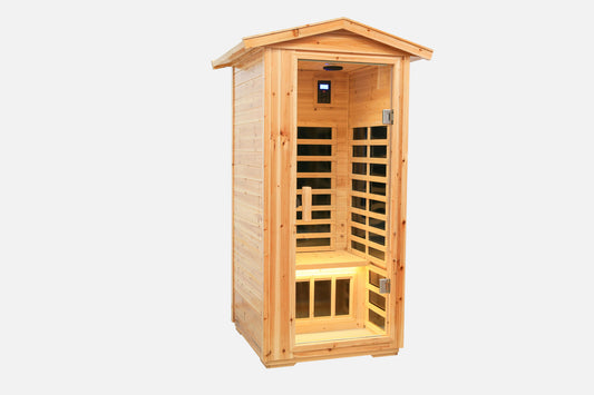 Personal Far Infrared Old Fir Outdoor Sauna Room