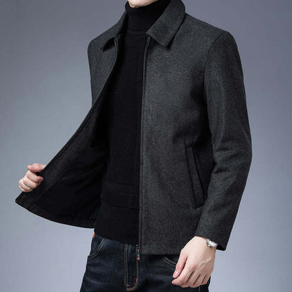 Casual Lapel Mens Coat