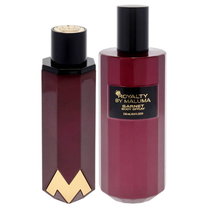 Garnet by Royalty By Maluma for Men - 2 Pc Gift Set 2.5oz EDP Spray, 8oz Body Spray