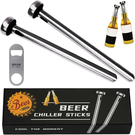 2pc Beer Chiller Sticks with Bottle Opener - ZenZebar.com2pc Beer Chiller Sticks with Bottle OpenerMen's Gift SetZenZebar.comD0102HRWVJT - 2 PCS