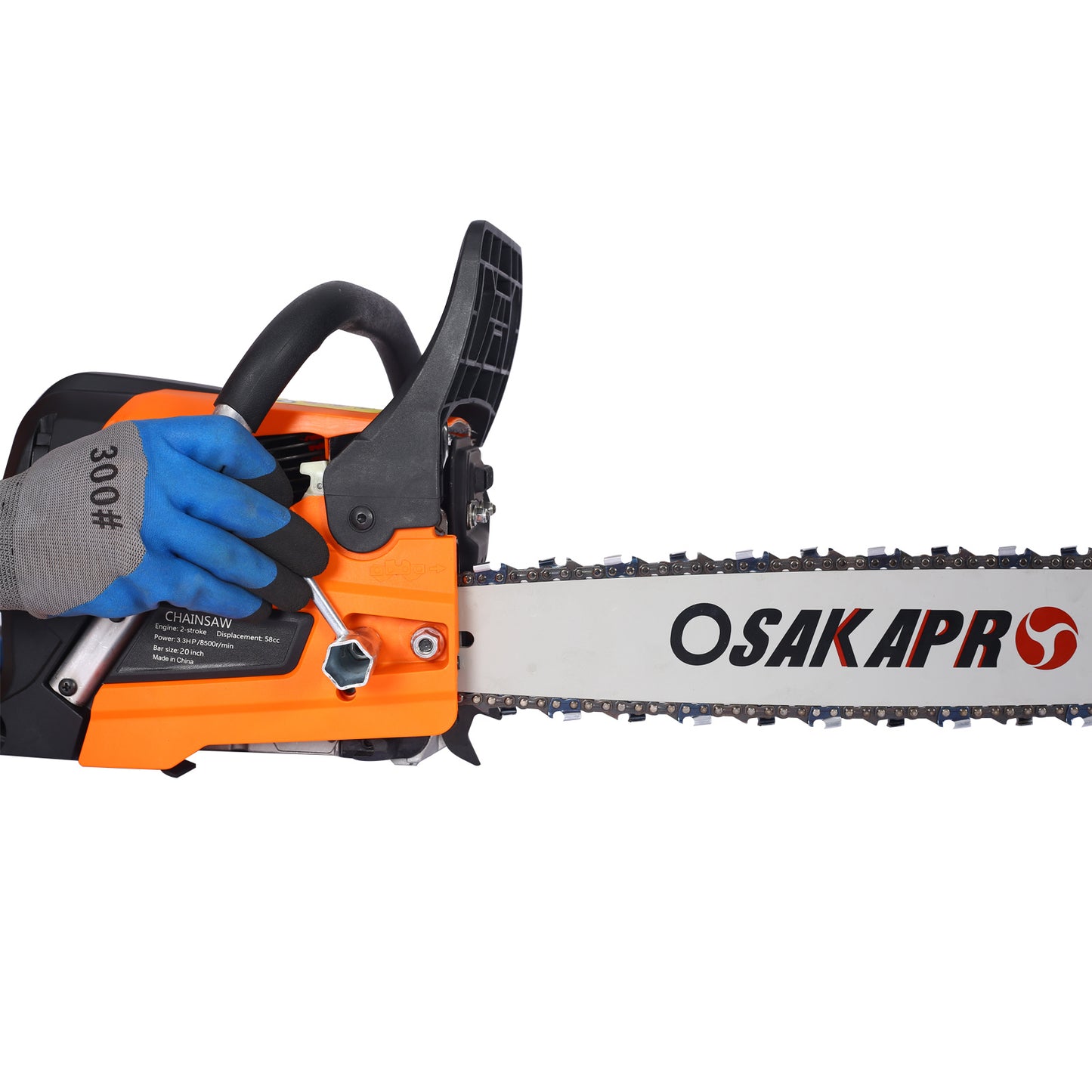 20" 58cc Gas Chainsaw