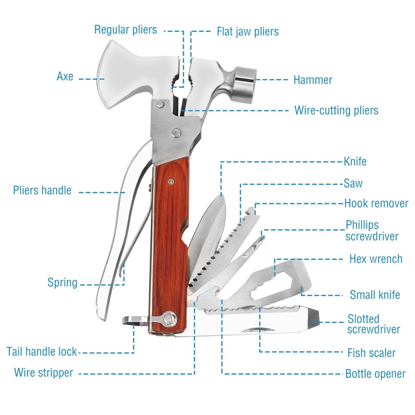 7" Outdoor Survival Multitool - ZenZebar.com7" Outdoor Survival MultitoolZenZebar.comD0102H2L2GU - Red