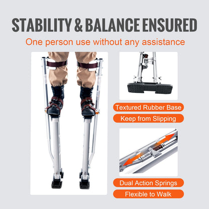 Drywall Stilts Aluminum Tool Stilts 24''-40''