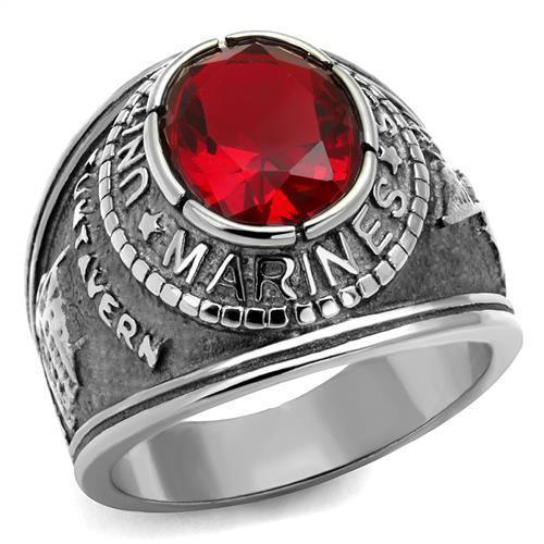 US Marines High Polished Stainless Steel Ring