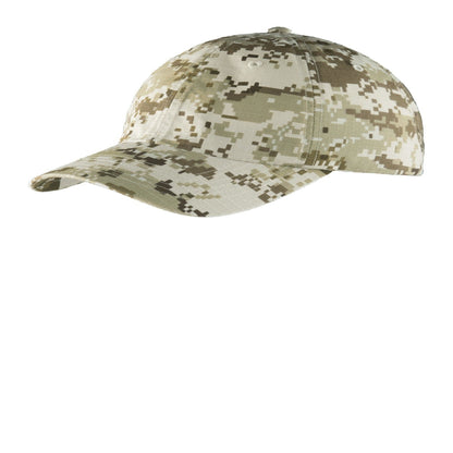 Port Authority Digital Ripstop Camouflage Cap