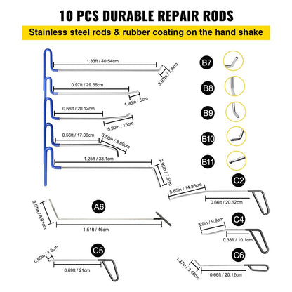 89 PCS Paintless Dent Repair Tools