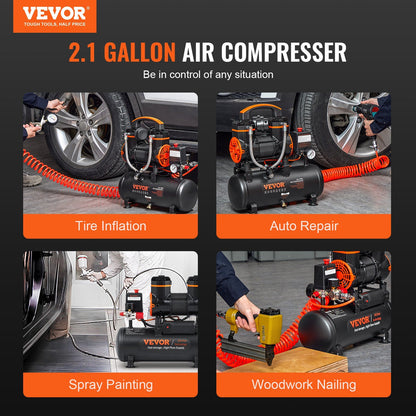 Air Compressor 2.1 Gallon 900W