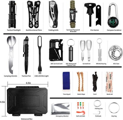 ANTARCTICA Emergency Survival Gear Kit 60 in 1