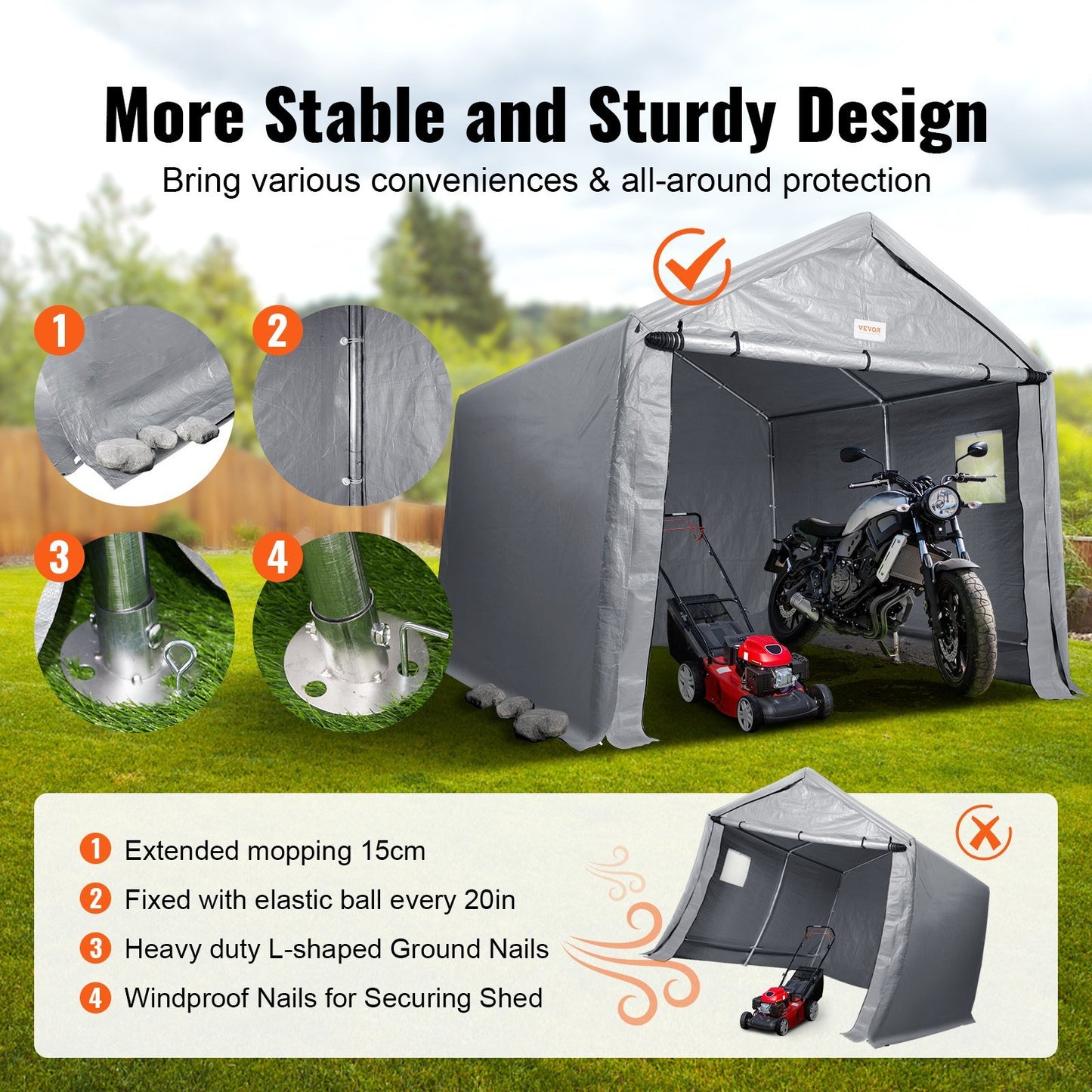 All-Season Instant Storage Tent