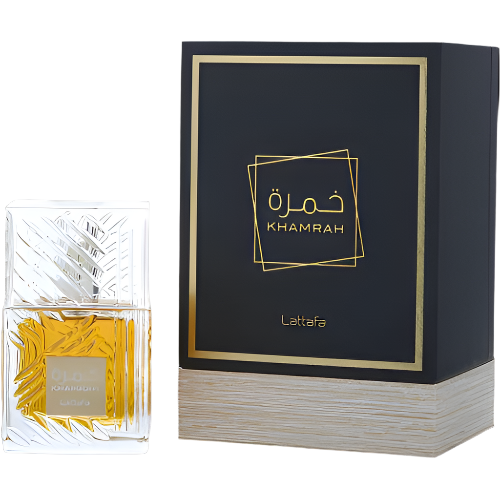 LATTAFA KHAMRAH by Lattafa EAU DE PARFUM SPRAY 3.4 OZ