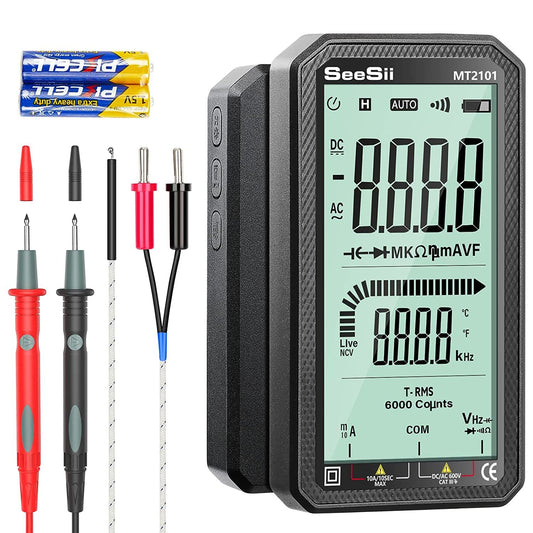 Digital Multimeter 4.7In LCD DC/AC