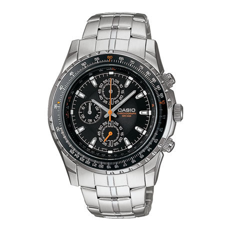 Casio Mens 3 Hand Analog Chronograph Watch